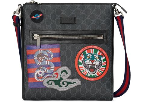 marsupio gucci courrier|Gucci Night Courrier Messenger GG Supreme Black/Grey .